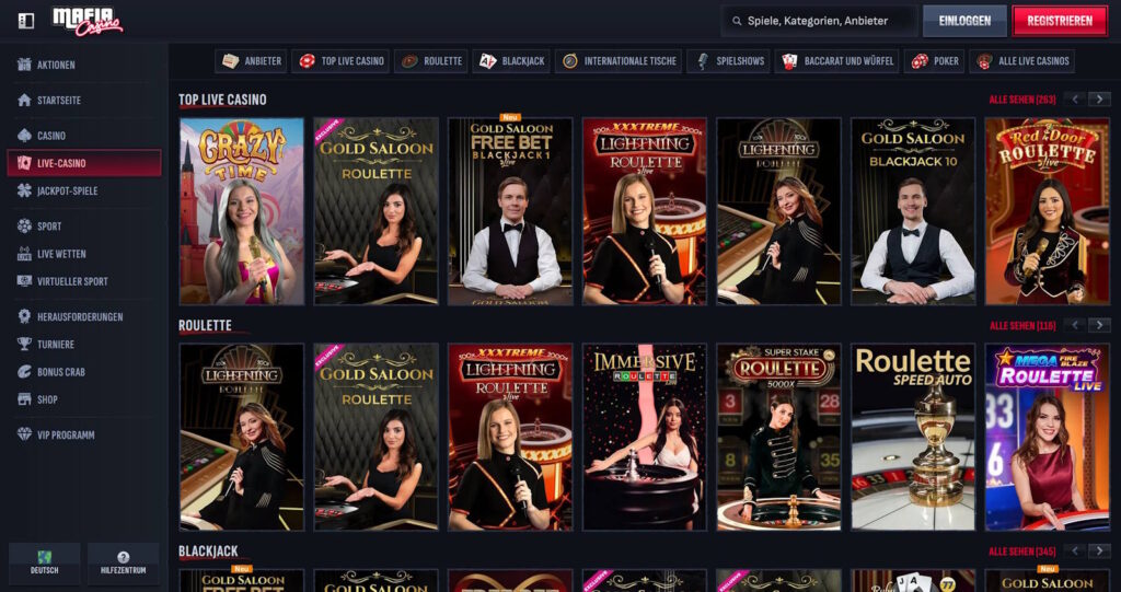 Mafia Casino Live
