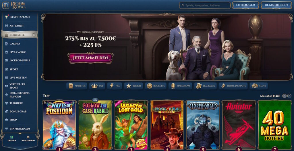 RichRoyal Casinostartseite